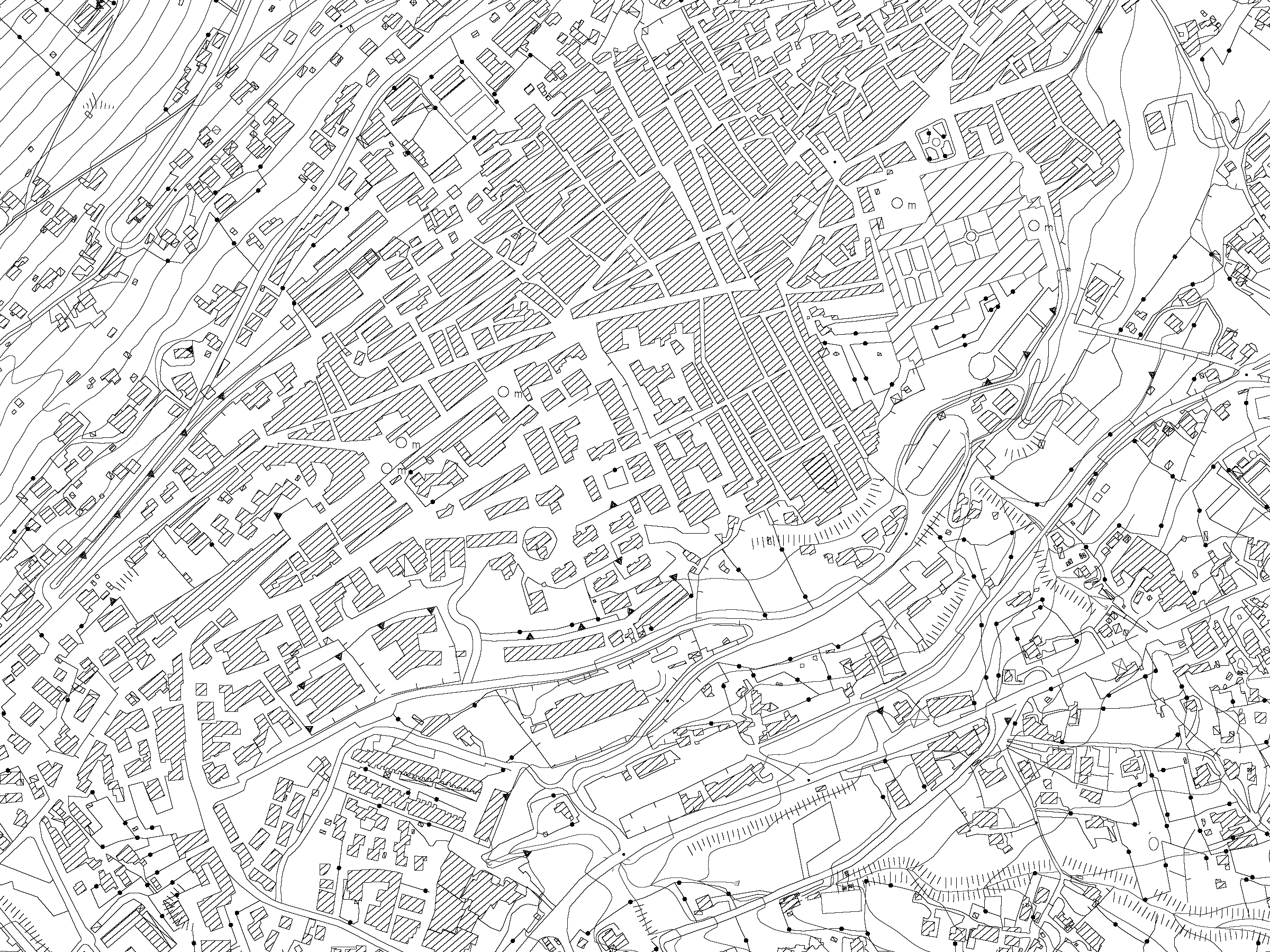 Estratto della Carta Tecnica Regionale (CTR) dell'area di Monreale